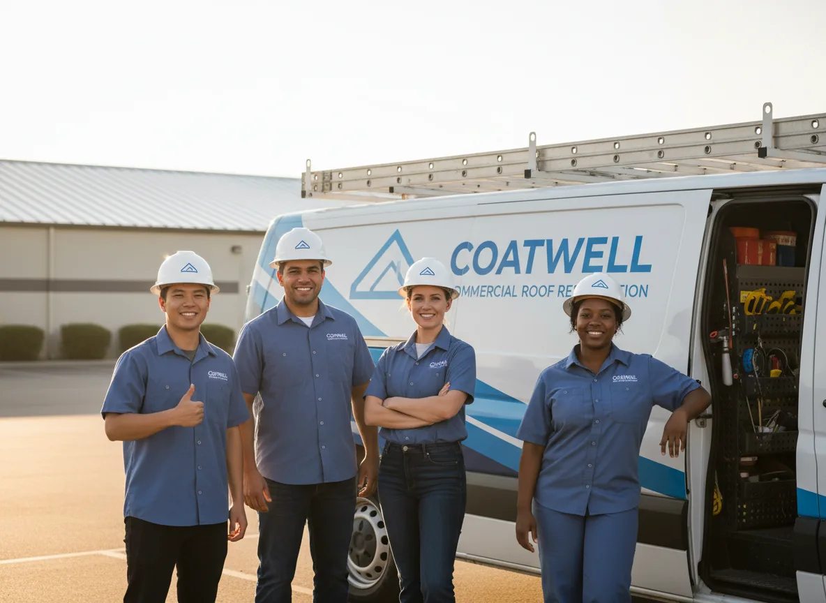 Commercial roof coating company in Kellogg, IA